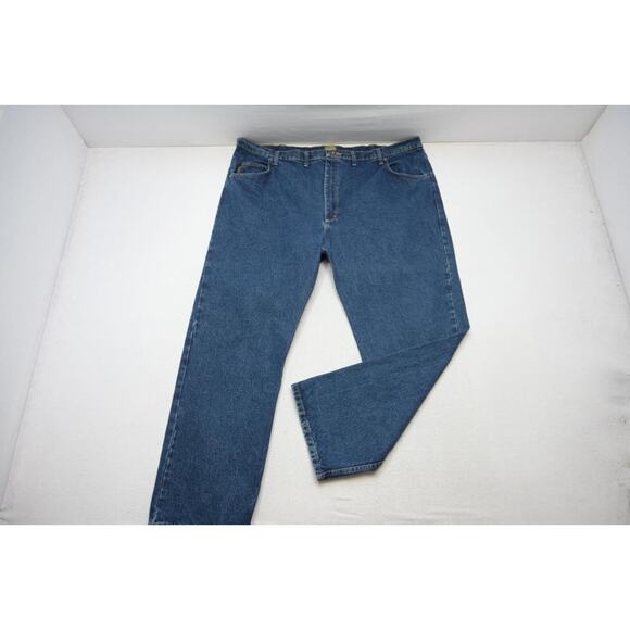 Cabelas Classic Fit Straight Rugged Blue Denim Jeans Mens Size 48 x 32 - Picture 1 of 9